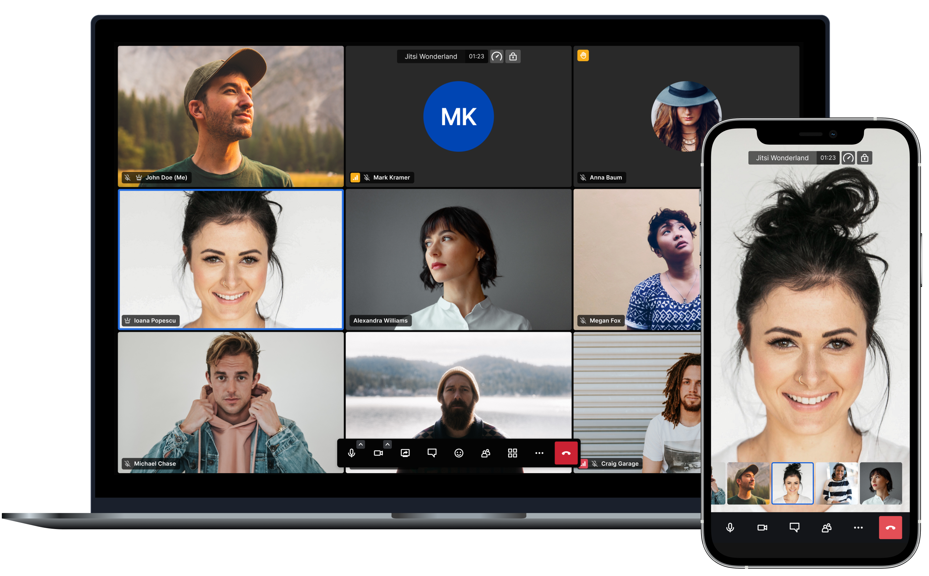 Bild på ett online möte Bild på ett online möte